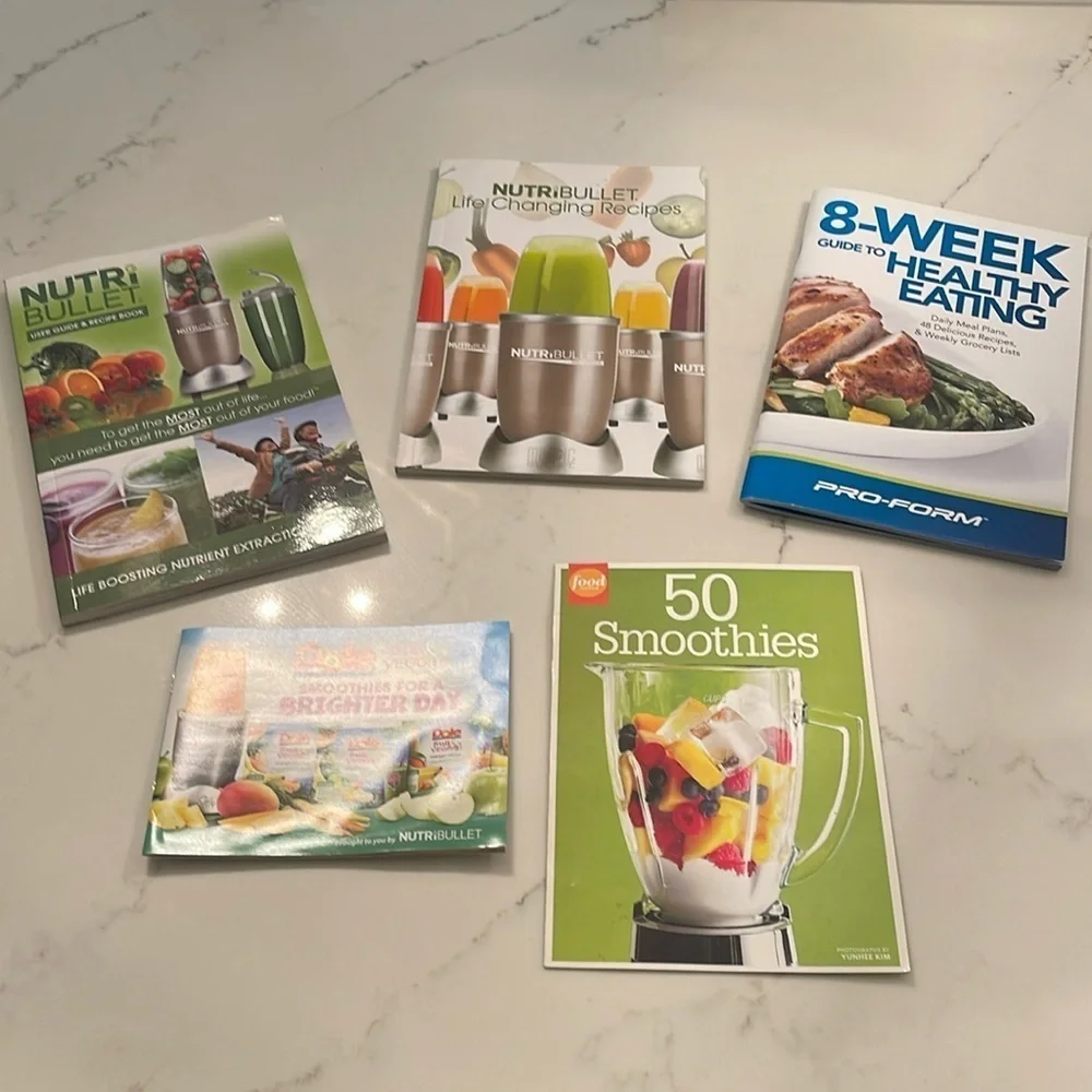 Healthy Eating recipe smoothie & meal plan books